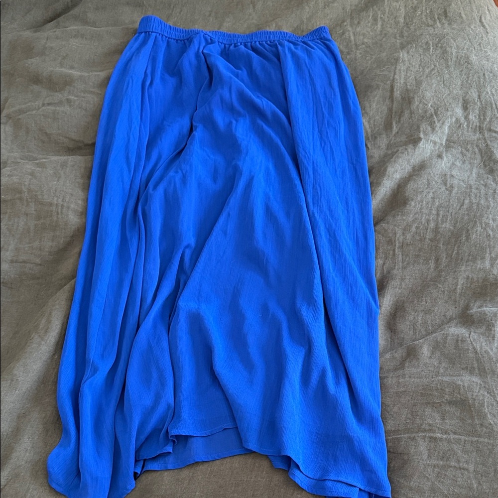 Old Navy Vibrant Blue Maxi Skirt